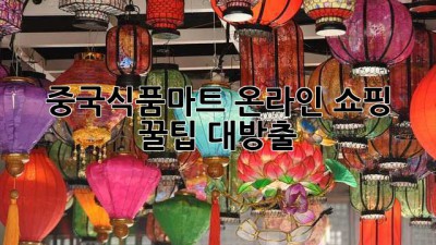 🇨🇳중국식품마트 온라인 쇼핑 꿀팁🍯 대방출!